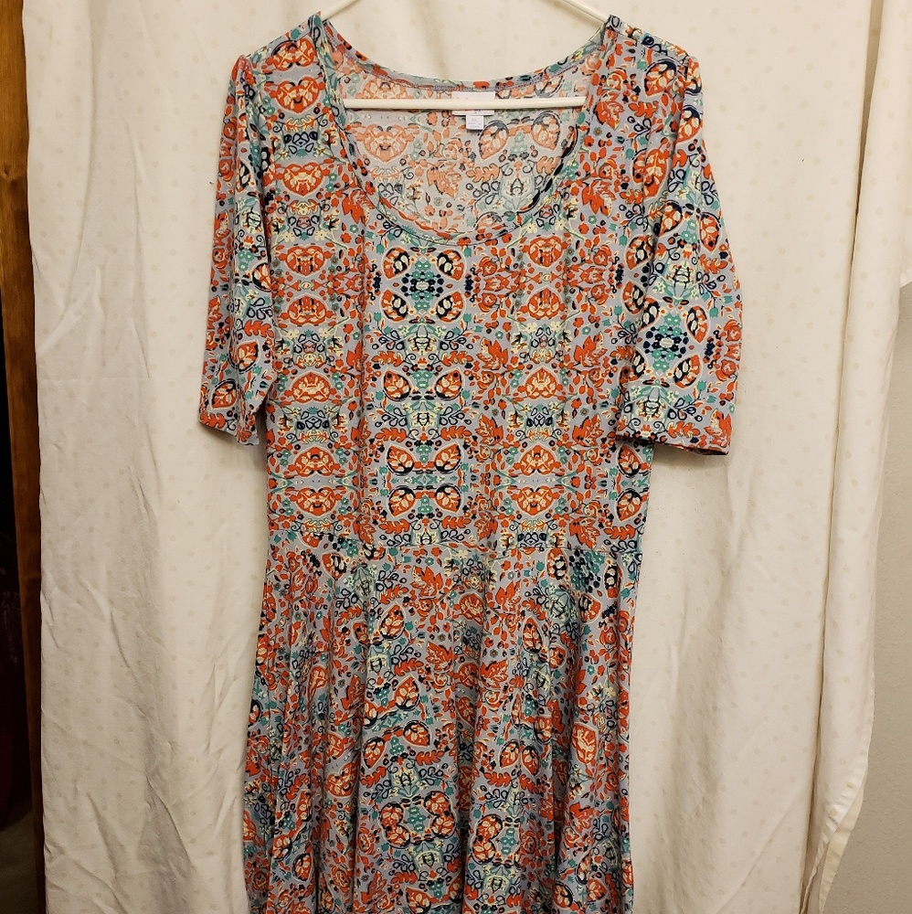 Lularoe Nicole Dress, Size XL (Fits 18-20) BNWOT